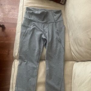 Xersion Heather Gray Leggings with pockets